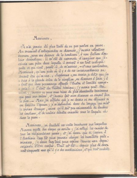 Manuscrit-du-discours-de-reception-d-Edmond-Rostand-a-l-Academie-francaise-page-01