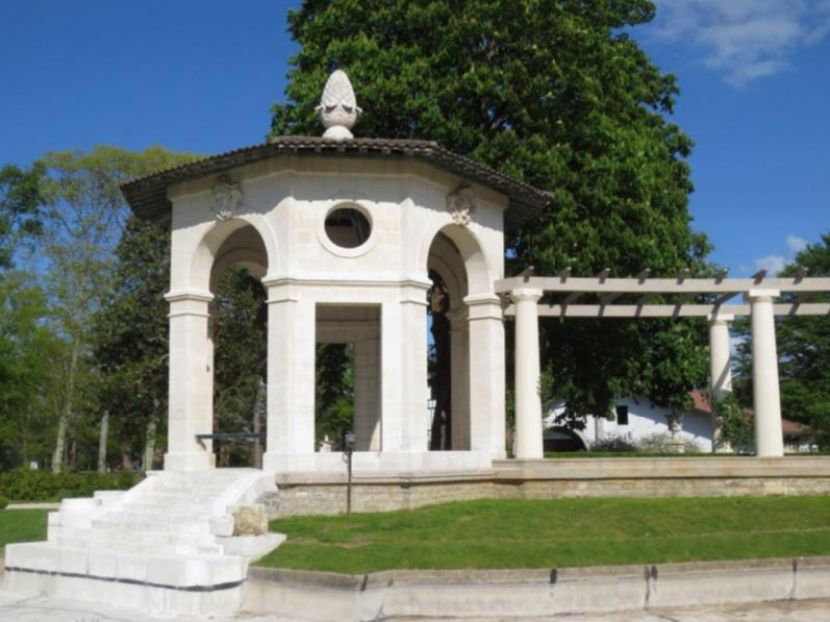 Arnaga Pergola Pavillon après restauration