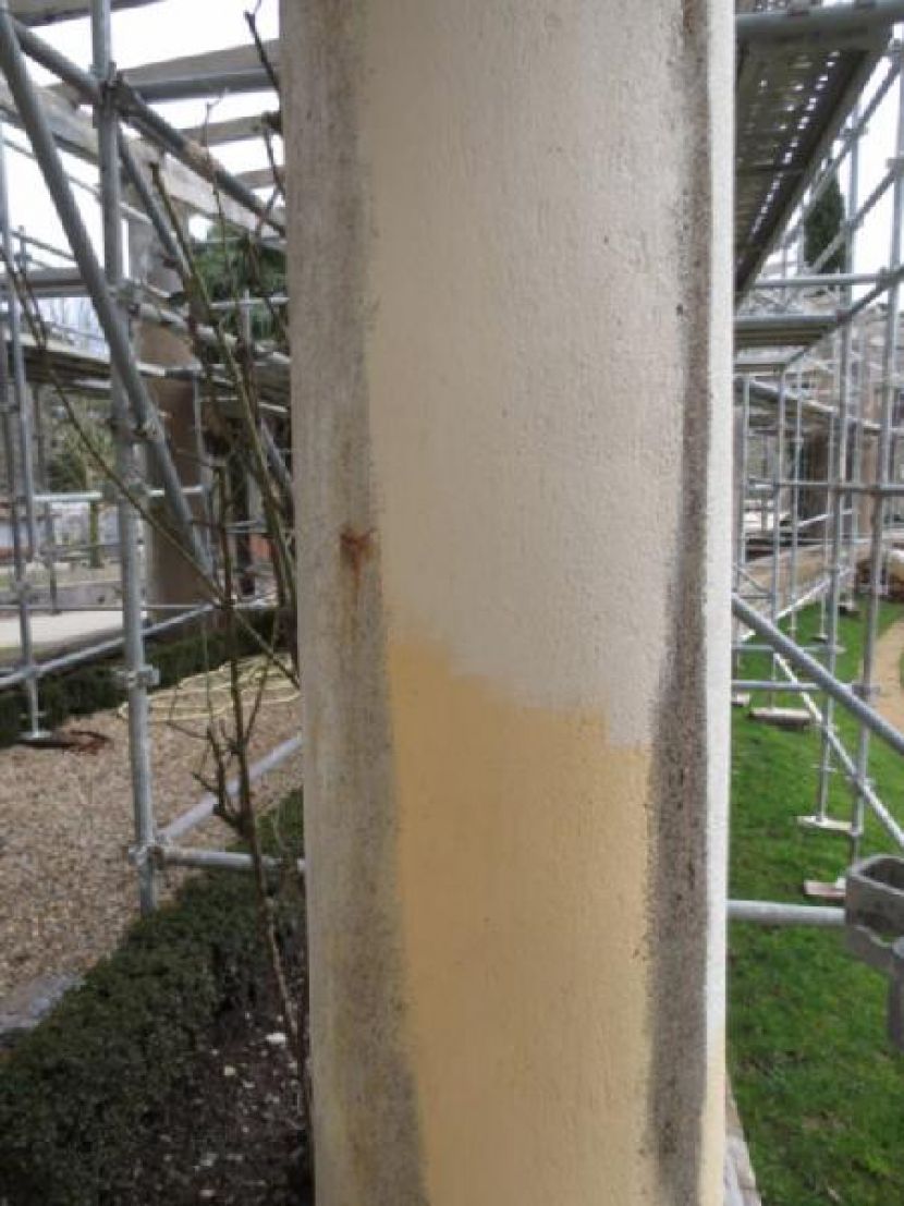 Arnaga restauration pergola choix de la couleur