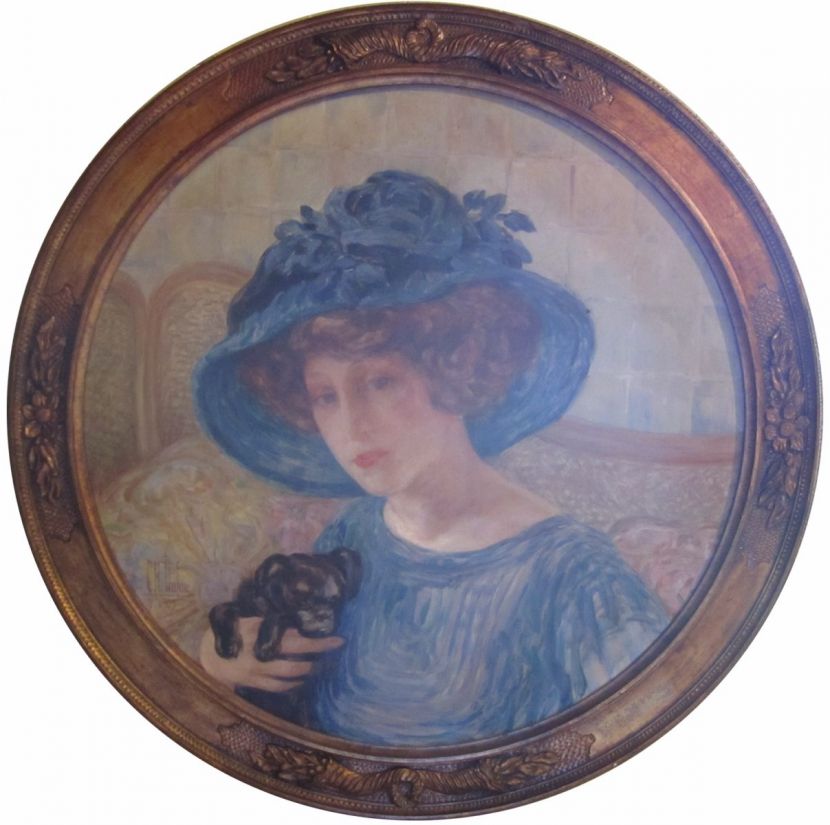 Rosemonde Rostand par Hélène Clémentine-Dufau en 1909 