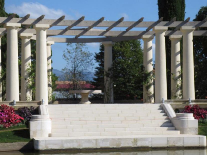 Villa Arnaga jardins escaliers restaurés